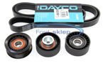 pasek alternatora Dayco + 3 koła Mondeo Mk3 - zestaw