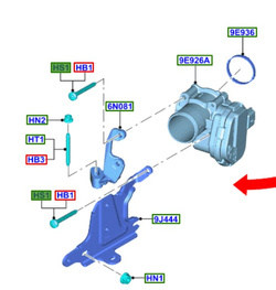 śruba M6 x 55 mm Ford ® 1472749