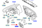 oprawka żarówek lampy tył lewa Mondeo Mk4 1477721 7S71-13N004-BB