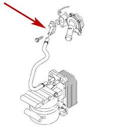 termostat w układzie chłodzenia oleju Mondeo Mk3 2.0 Diesel ® 1128018