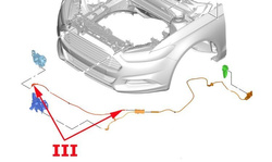 linka otwierania maski Ford Mondeo Mk5 ✩ oryginał ® (odcinek 3/3)