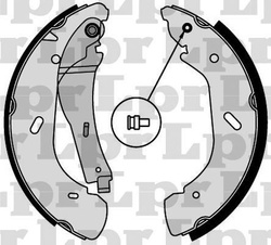 szczęki hamulcowe Ford Transit RWD - LPR #1227046