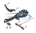 wahacz poprzeczny dolny prosty Ford C-Max Focus #1061668 NTY