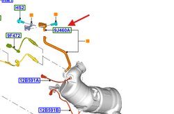 czujnik ciśnienia DPF Custom Mk1 Transit 2.0 Ecoblue 2040013 oryginał