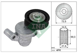 napinacz paska Ford 2.0 EB Mondeo MK5 S-Max II/Galaxy IV #2309132