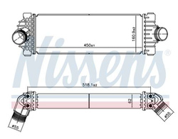 intercooler chłodnica powietrza Ford Transit 2.0 TDCi EcoBlue 2146189
