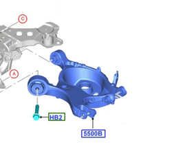 śruba wahacza - Ford 5248128 ® M16x97 mm