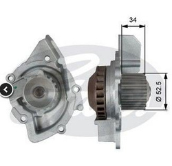 2.0 TDCI DW10C - zestaw rozrządu + pompa wody Gates #1855735KP15672XS