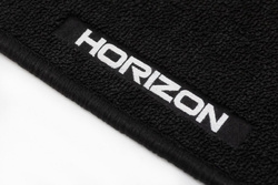 dywaniki welurowe Focus Mk3 - komplet (4 szt.) - czarne Horizon