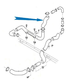 przewód intercoolera Ford Mondeo MK3 - do 05/2002 #1128760 NTY