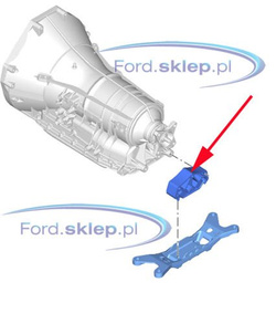 poduszka skrzyni biegów Ford Mustang V8 - oryginał ®