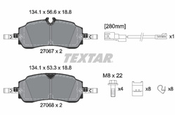 klocki hamulcowe Ford Custom MK2 TTU 08.2023-> tył #2775879 Ferodo