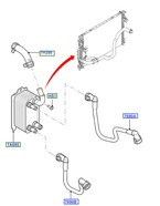 przewód olejowy chłodnicy oleju Ford PowerShift 1754087
