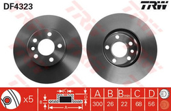 tarcze hamulcowe TRW - przód Ford Galaxy 2001-2006 #1141782