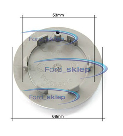 kołpak felgi aluminiowej (dekielek) Ford - 68 mm 1064115