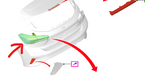 lampa tylna LED prawa Focus Mk4 hatchback 2525714 JX7B-13404-DH