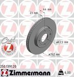 tarcze hamulcowe Zimmermann COAT-Z Ford Fiesta MK7 '2017➝  przód 