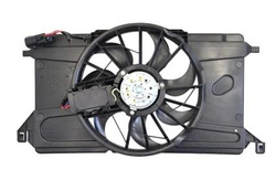 wentylator chłodnicy z obudową + moduł Ford Focus Mk2 ✩ C-Max #1530151