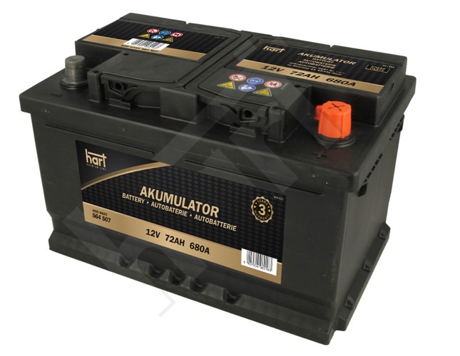 72AH / 680A 12V Varta Batterie, Starterbatterie Akumolator